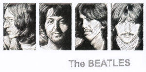 Sketch of The Beatles from The White Album