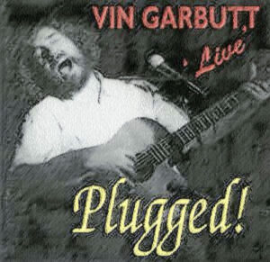 Sketch of Vin Garbutt's album cover Plugged